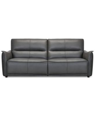 Polner 91" Leather Power Motion Sofa, Created for Macy's