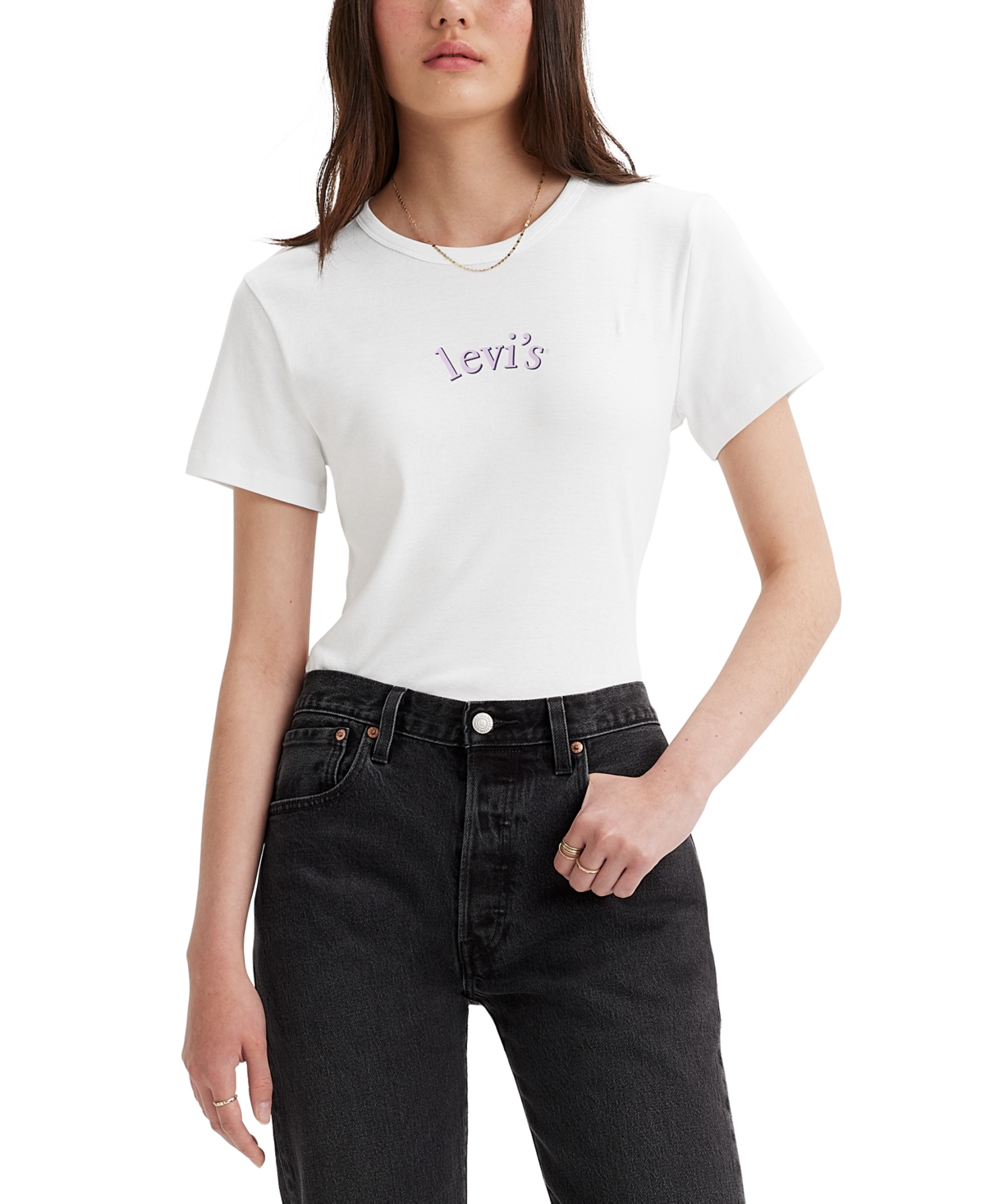 Women's Graphic Rickie Cotton Short-Sleeve T-Shirt - Palm Tree