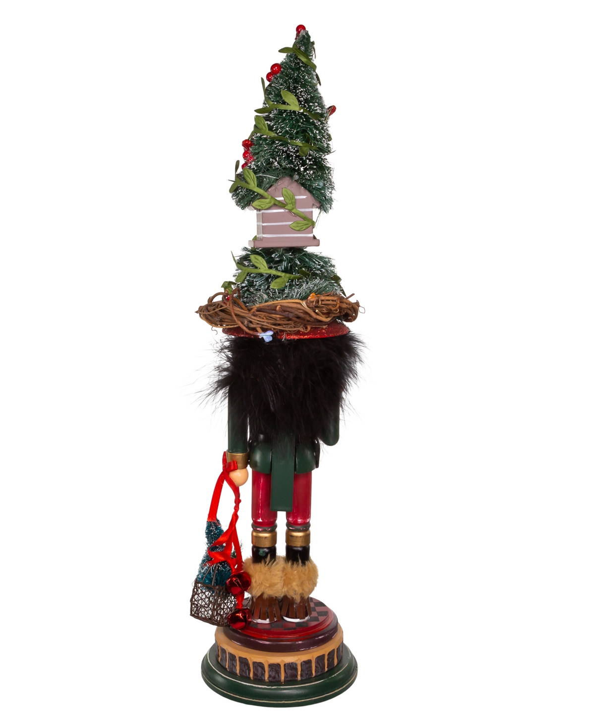 Kurt Adler Hollywood Cardinal in Tree Hat Nutcracker