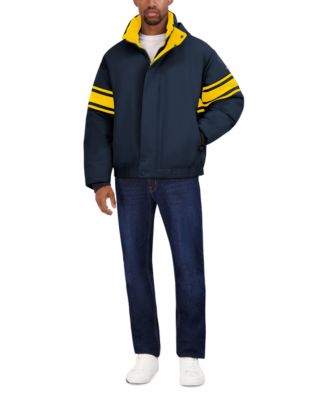 Men's Colorblocked Vintage Puffer Jacket