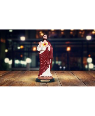 12"H Sacred Heart of Jesus Statue Holy Figurine Religious Decoration Home Decor Perfect Gift for House Warming, Holidays and Birthdays