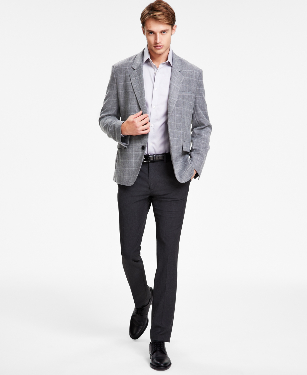 Hugo By  Boss Men's Modern-fit Wool Blend Sport Coat In Light Grey