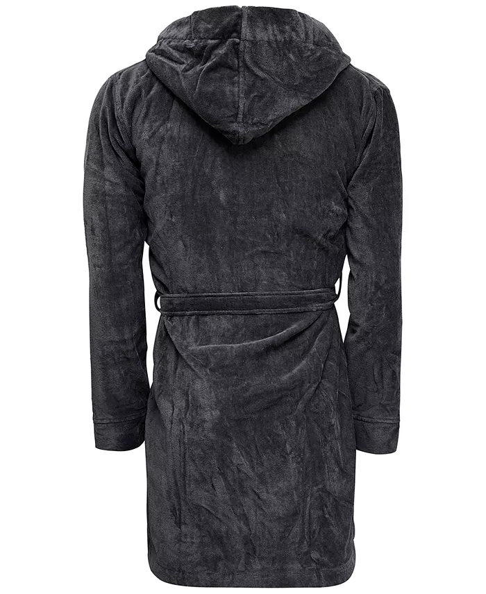 Men's Modern Cut Cotton Bathrobe - thumbnail 2