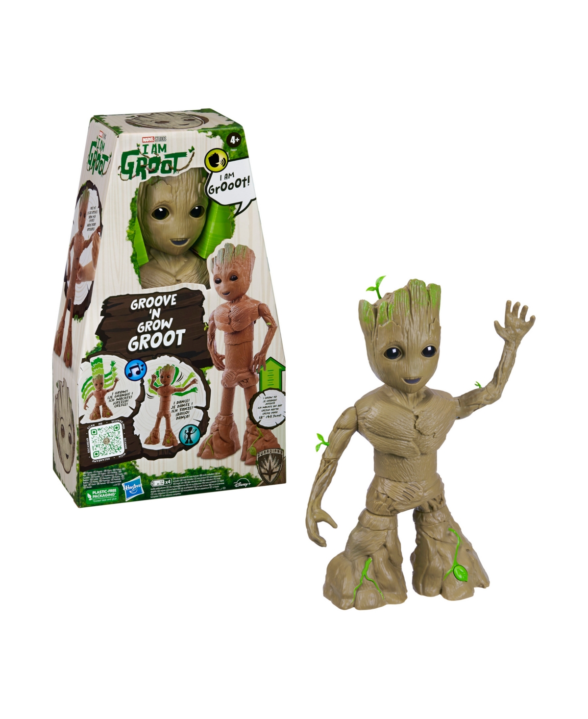 Marvel Studios I Am Groot Groove 'n Grow Groot In No Color