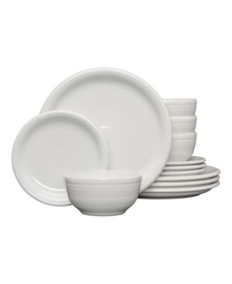 Fiesta Bistro Coupe 12-Piece Dinnerware Set, Service for 4 - Macy's