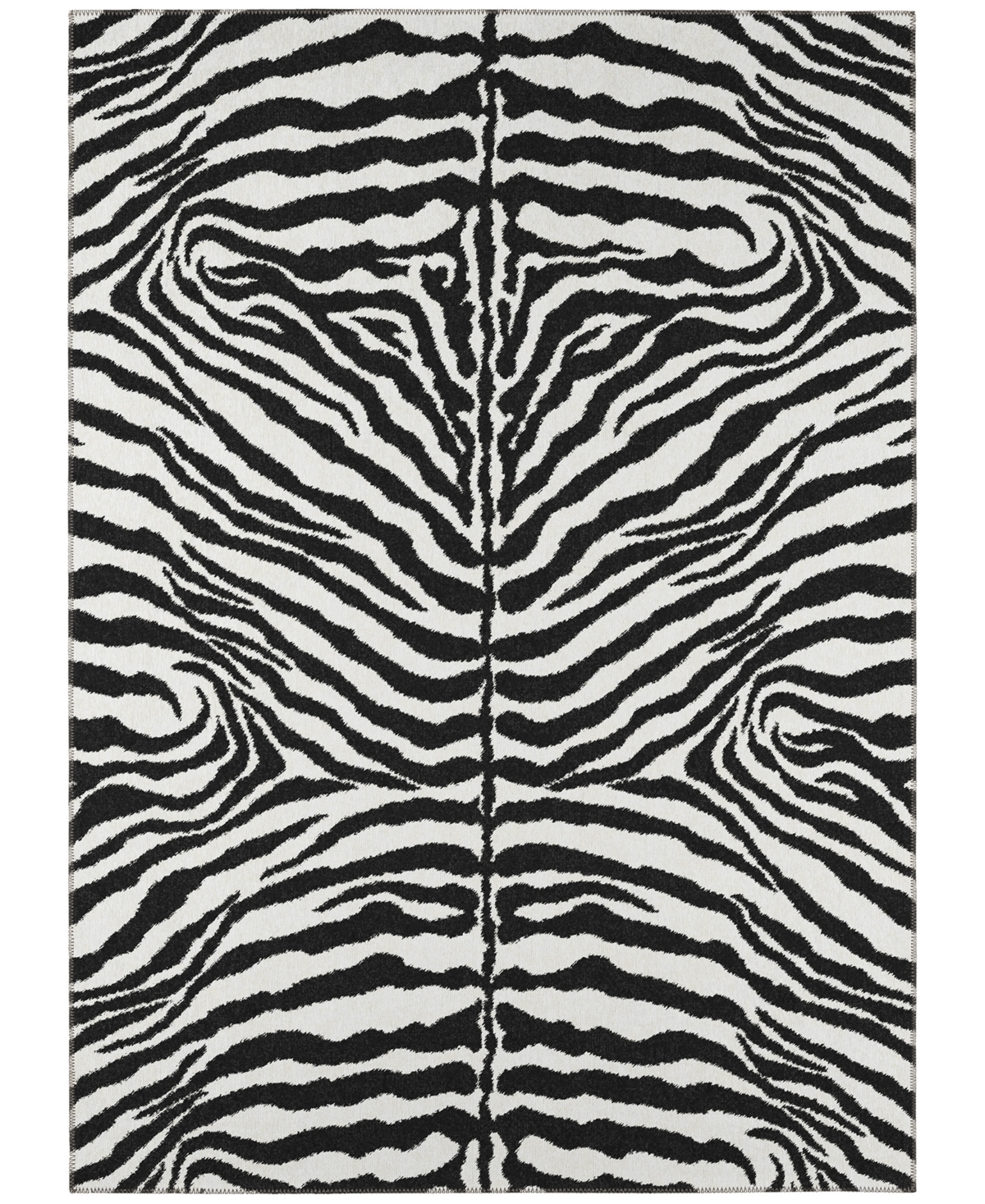 Addison Safari Outdoor Washable ASF31 5' x 7'6in Area Rug - Bone