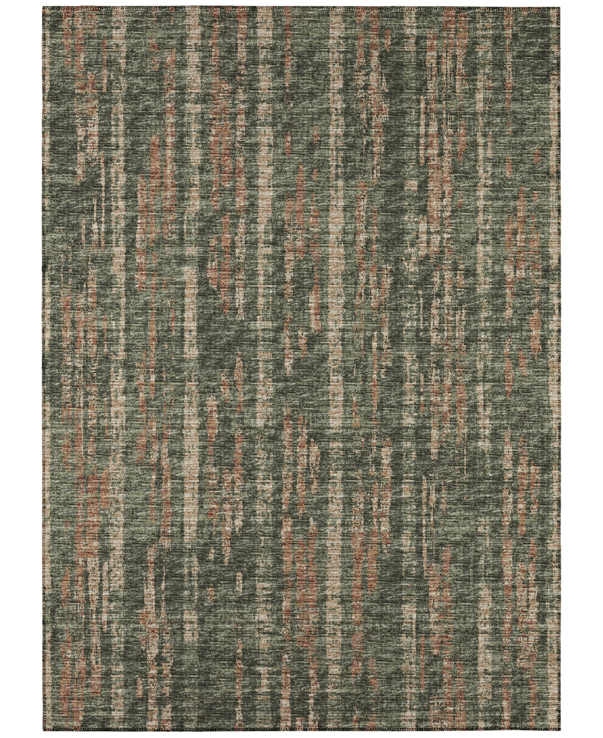 Addison Rylee Outdoor Washable ARY36 5' x 7'6in Area Rug - Green