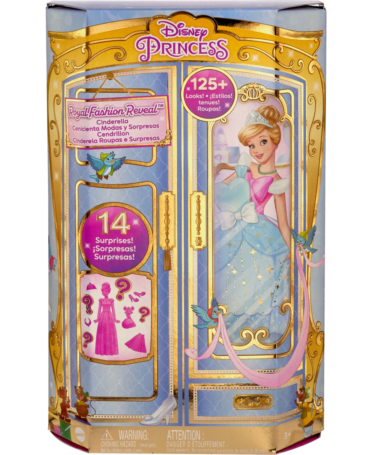 Disney Princess Royal Fashion Reveal Cinderella Doll - Multi-color