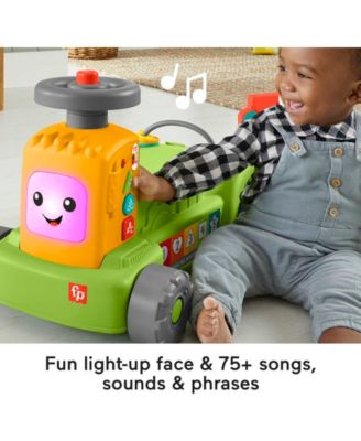 Laugh Learn 4-in-1 Farm to Market Tractor Ride-on Learning Toy 