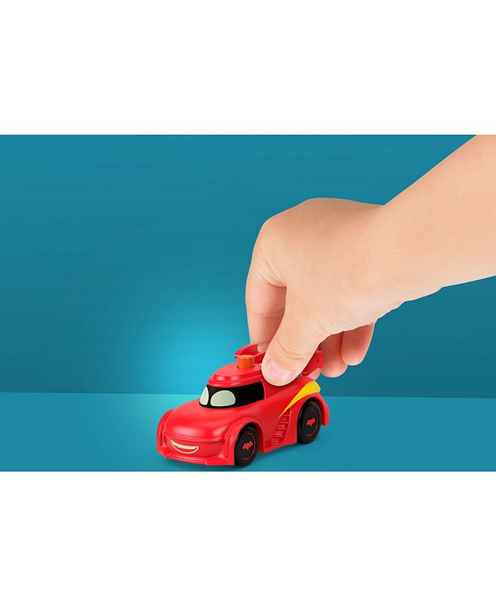 Voiture Jouet Fisher-Price Batwheels | Redbird échelle 1:55 | Avec Lanceur à Clé Et Accessoire Collision | Enfant 3 Ans Et Plus