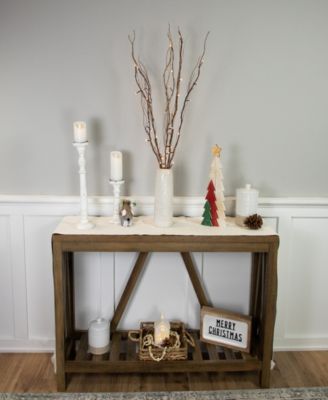 39" Light Emitting Diode (LED) Lighted Natural Branch Bundle Christmas Decoration Warm Lights