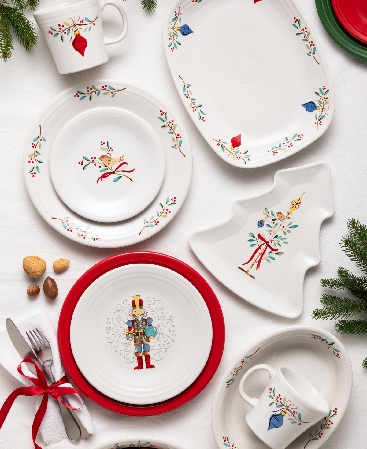 Fiesta Nutcracker Salad Plate In Open White