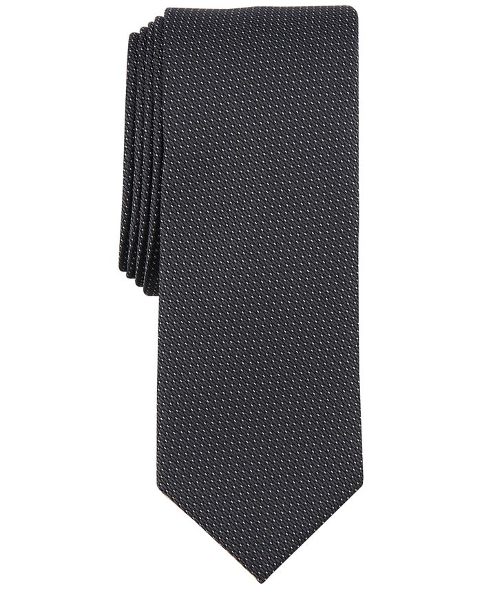 Bar III Men's White Pin-Dot Tie, Created for Macy's - Macy's