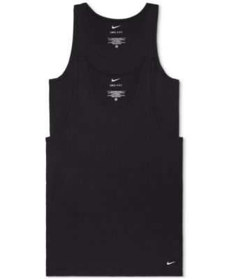 Men's Slim-Fit 2-Pack Essential Stretch Tank Undershirts 
