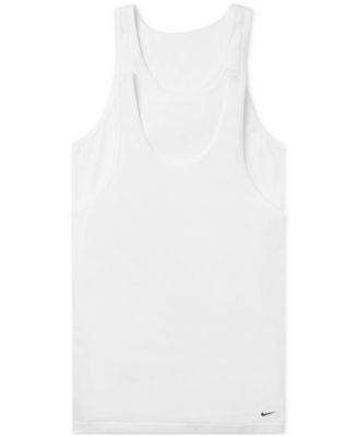 Men's Slim-Fit 2-Pack Essential Stretch Tank Undershirts 