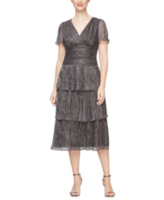 スーツ・フォーマル・ドレス AMERI LUSTER TIERED LAYERED DRESS LUSTER TIERED LAYERED DRESS