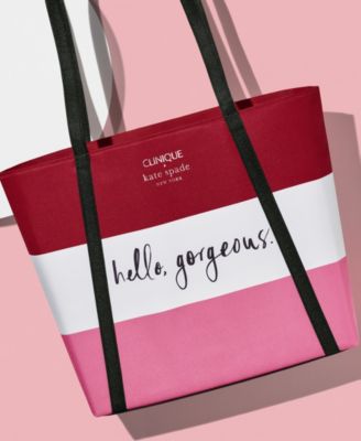 Clinique Spend 85 Get More FREE Clinique x Kate Spade Tote with