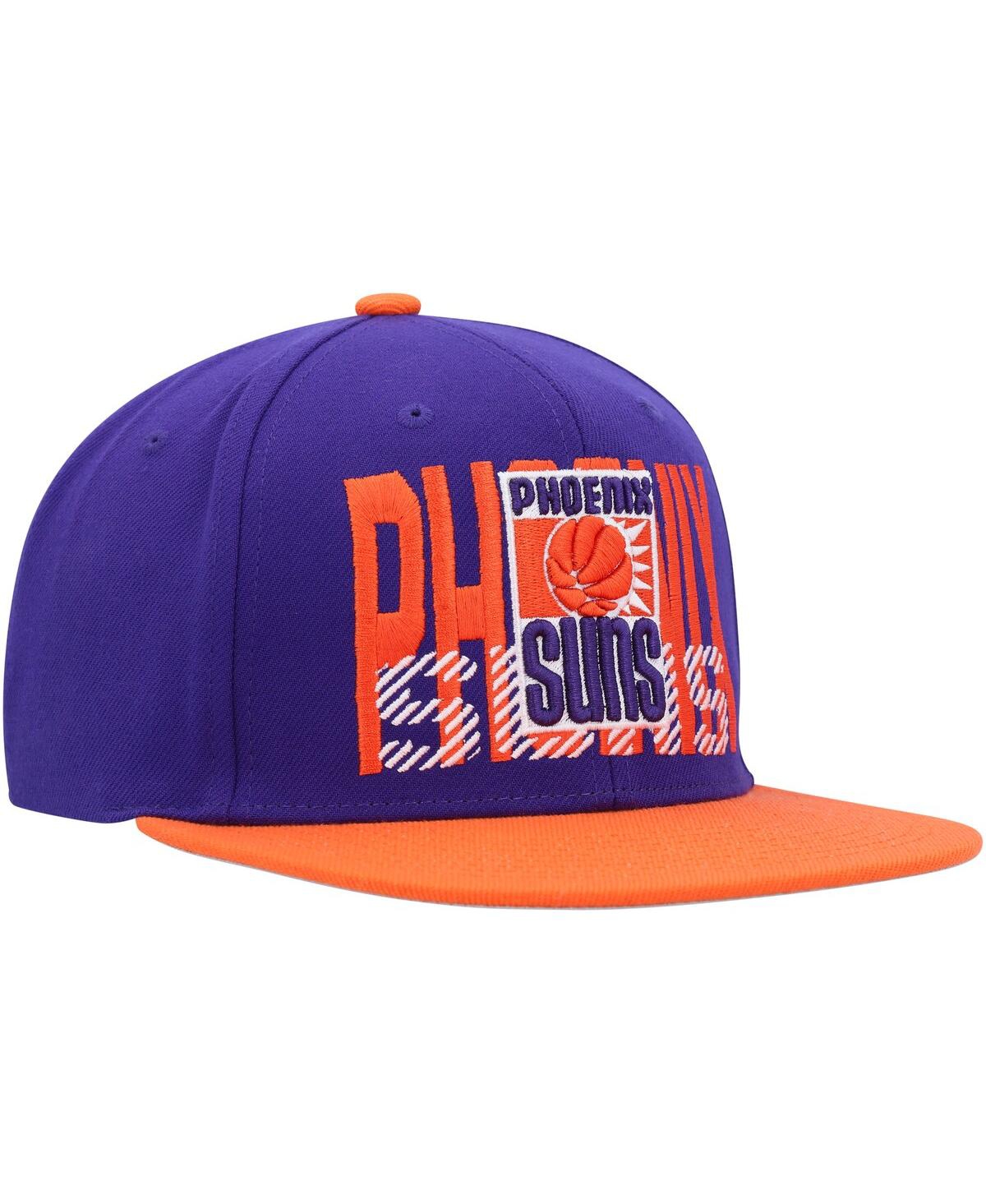 Men's Mitchell & NessPhoenix Suns Soul Cross Check Snapback Hat - Purple