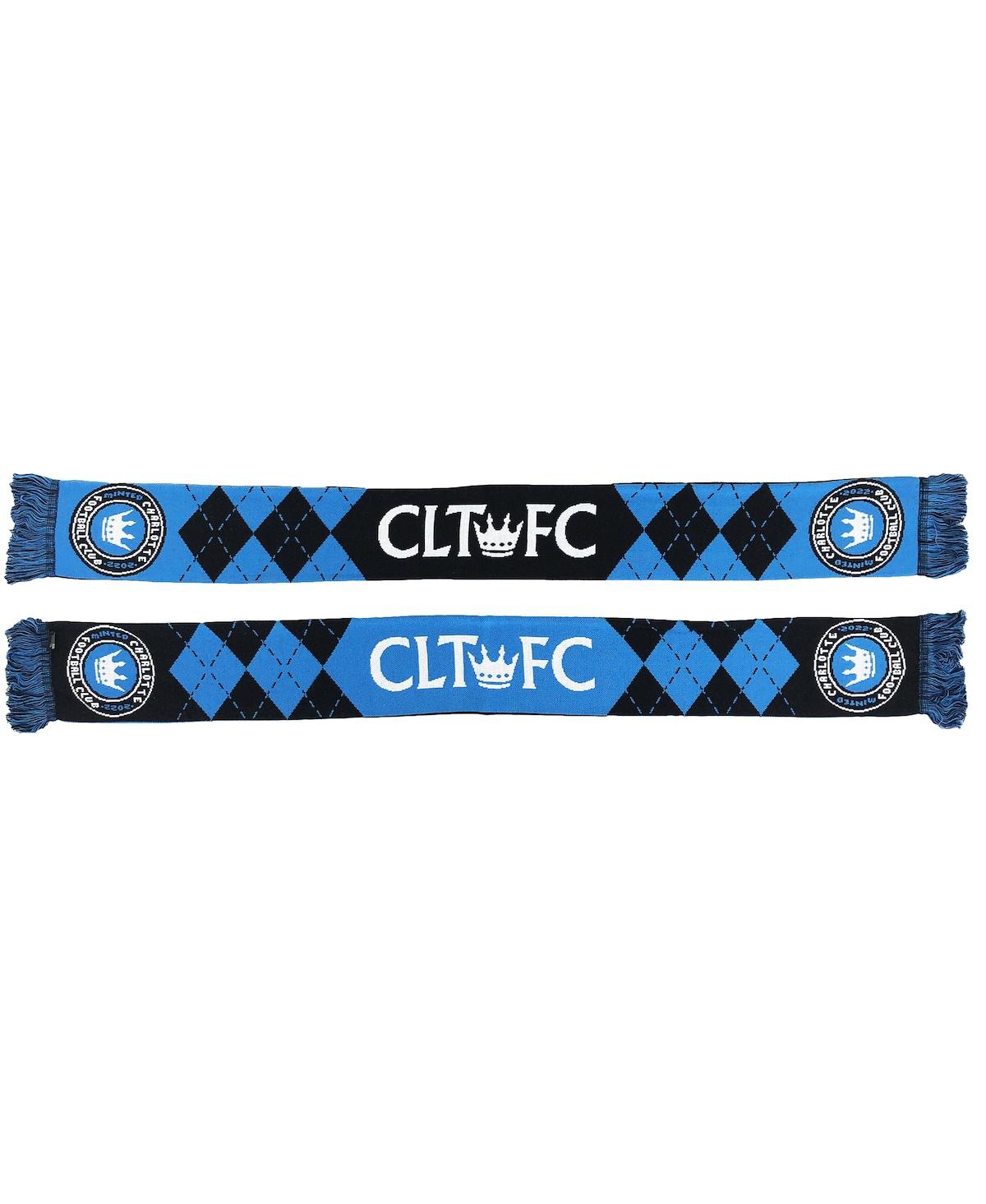 Shop Ruffneck Scarves Men's And Women's Charlotte Fc Argyle Scarf In Blue