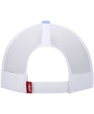 Men's Light Blue, White Zenith Trucker Snapback Hat