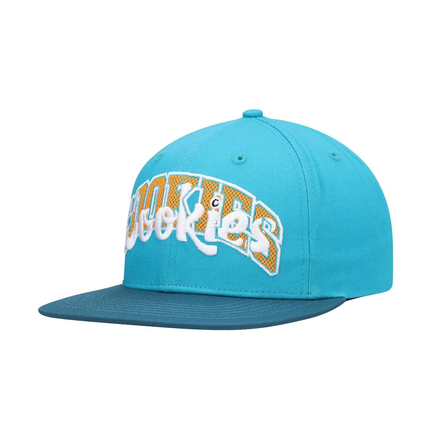 Мужские головные уборы Cookies Aqua, Blue Loud Pack Snapback Hat — фото 1