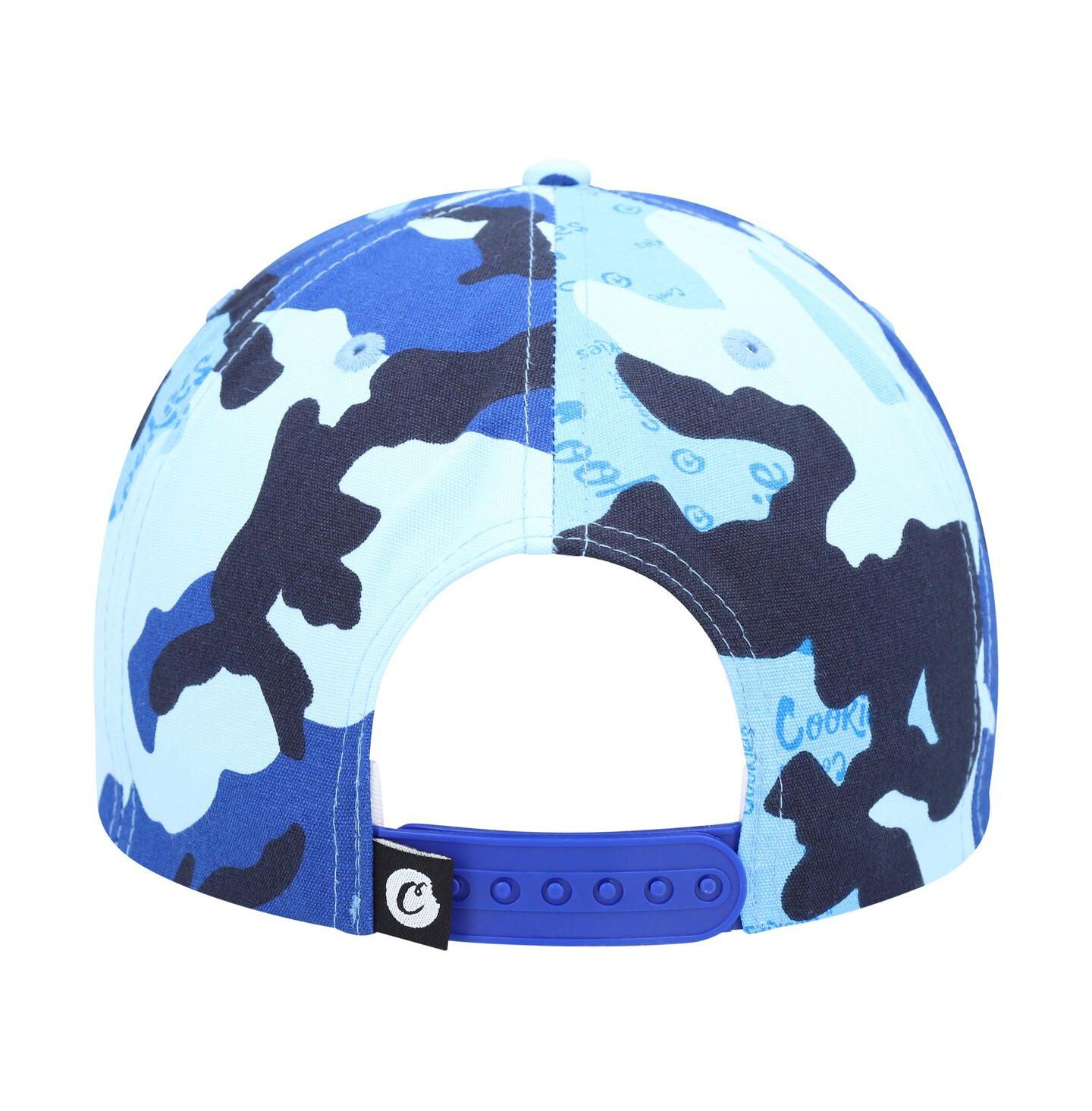 Мужская кепка Cookies Blue, Camo Across the Board Snapback Hat — фото 2