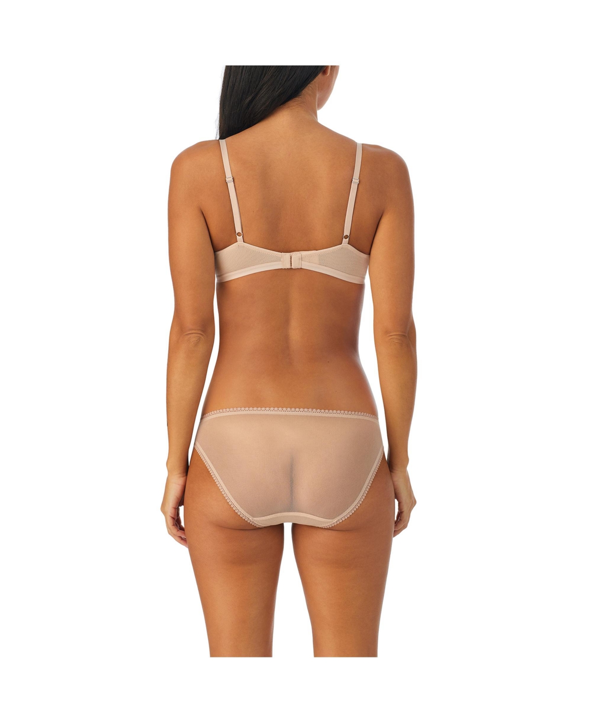 On Gossamer Women's Mesh Half Cup Demi Bra