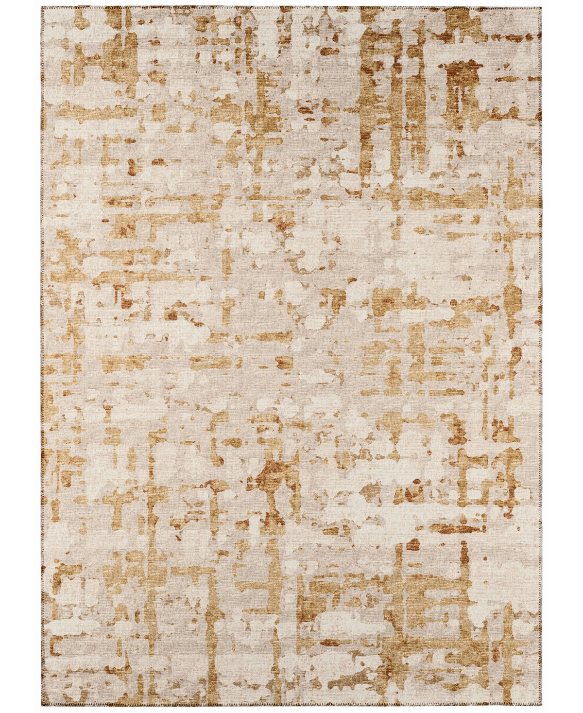 Addison Bravado Outdoor Washable ABV35 9' x 12' Area Rug - Caramel