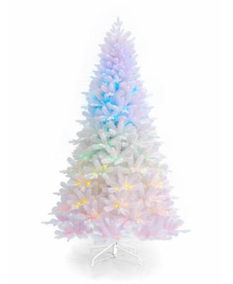 Seasonal 7.5' Pre Lit Christmas Tree with 400 RGBW App-based controlled  lights- Includes Storage Bag & Remote Control