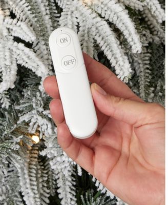 Spruce 7.5' Pre-Lit PE Mixed PVC Tree with Metal Standing, 2450 Tips, 500 Warm LED, EZ-Connect, Remote, Storage Bag