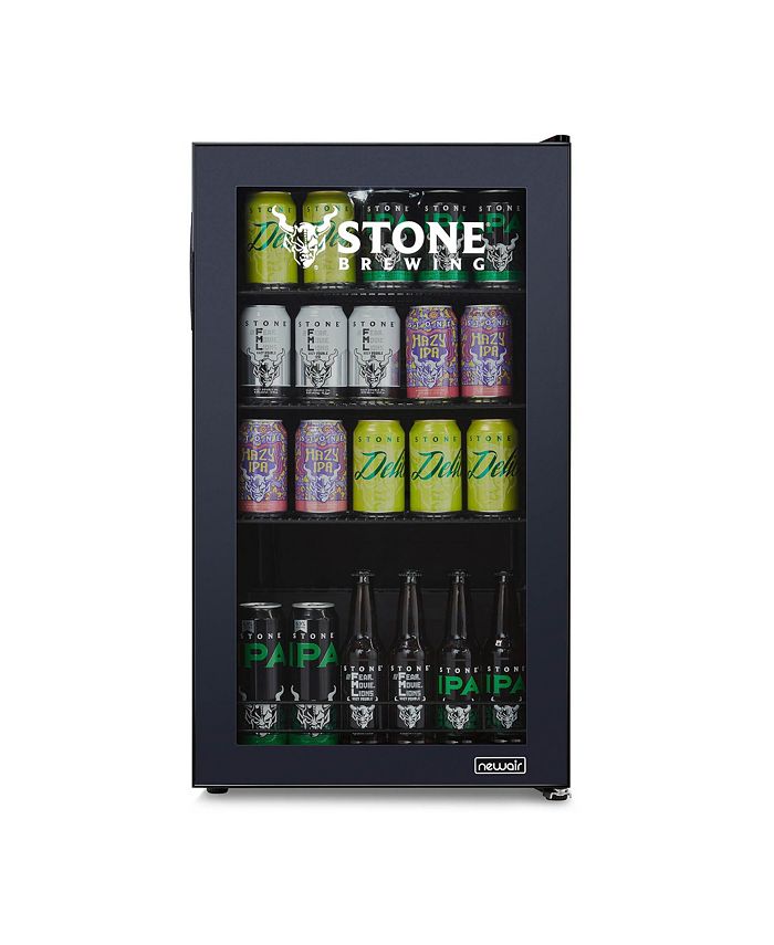 Newair Stone Brewing 126 Can Beverage Refrigerator and Cooler with