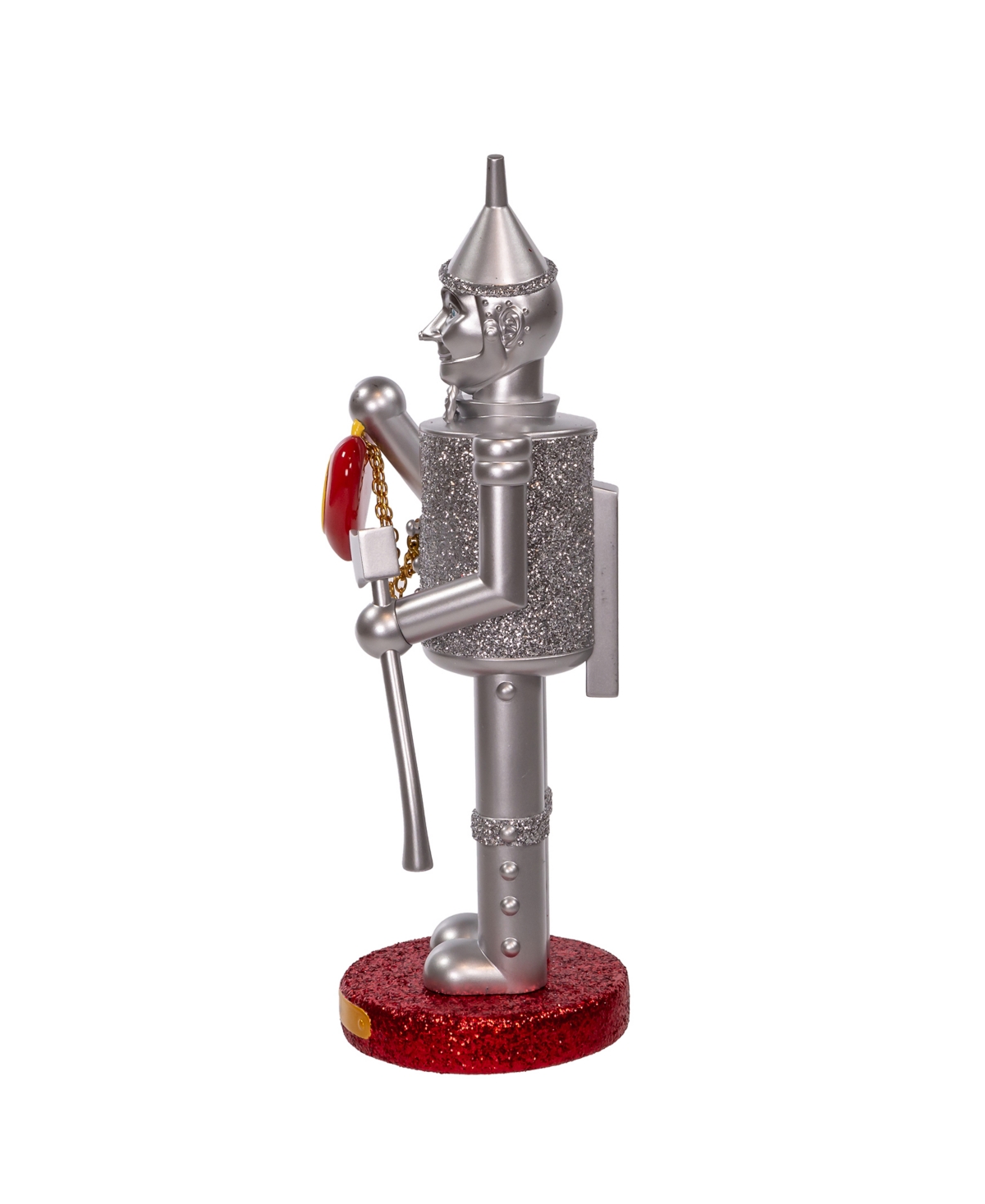 Kurt Adler 10" Wizard Of oz Tinman Nutcracker In Clear