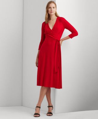 Lauren Ralph Lauren - Surplice Jersey Dress