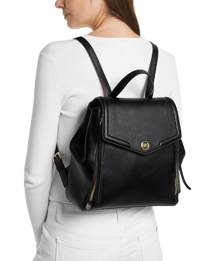 michael kors freya medium logo backpack