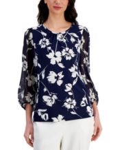 Blusas elegantes en macy's 2025