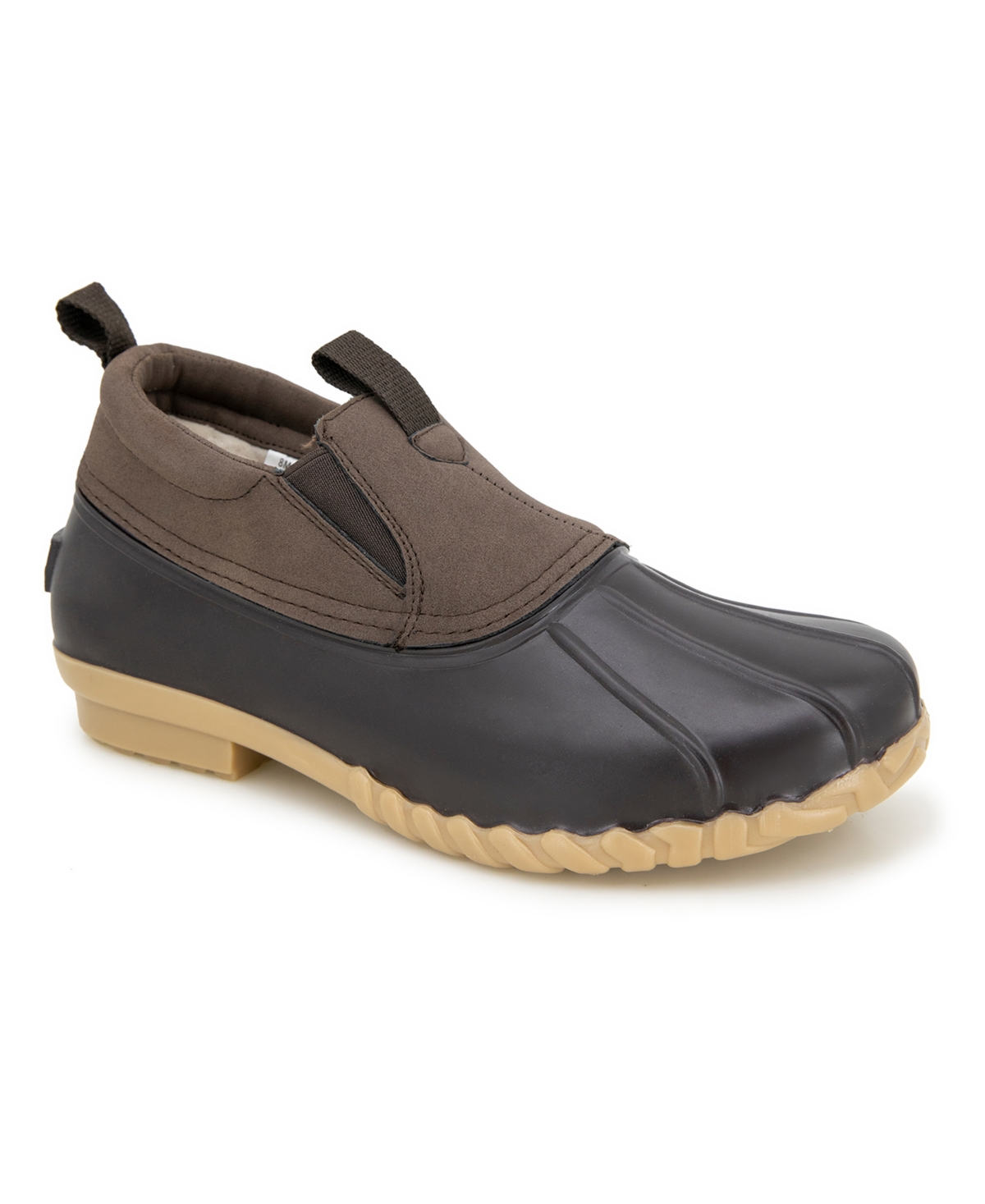 Jbu Men's Water Resistant Marsh Chelsea Duck Shoes In Dark Brown,brown