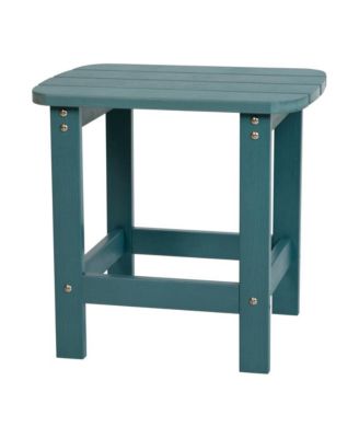 Riviera Poly Resin Indoor/Outdoor All-Weather Adirondack Side Table