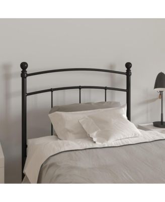 Kildare Twin Metal Headboard Contemporary Arched Headboard With Adjustable Rail Slots