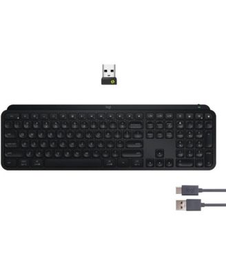 MX Keys Full Size Scissor Keyboard for PC and Mac - Black