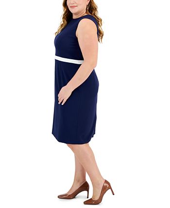 Kasper Plus Size Sleeveless Sheath Dress - Macy's