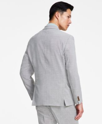 Men's Slim-Fit Mini-Houndstooth Suit