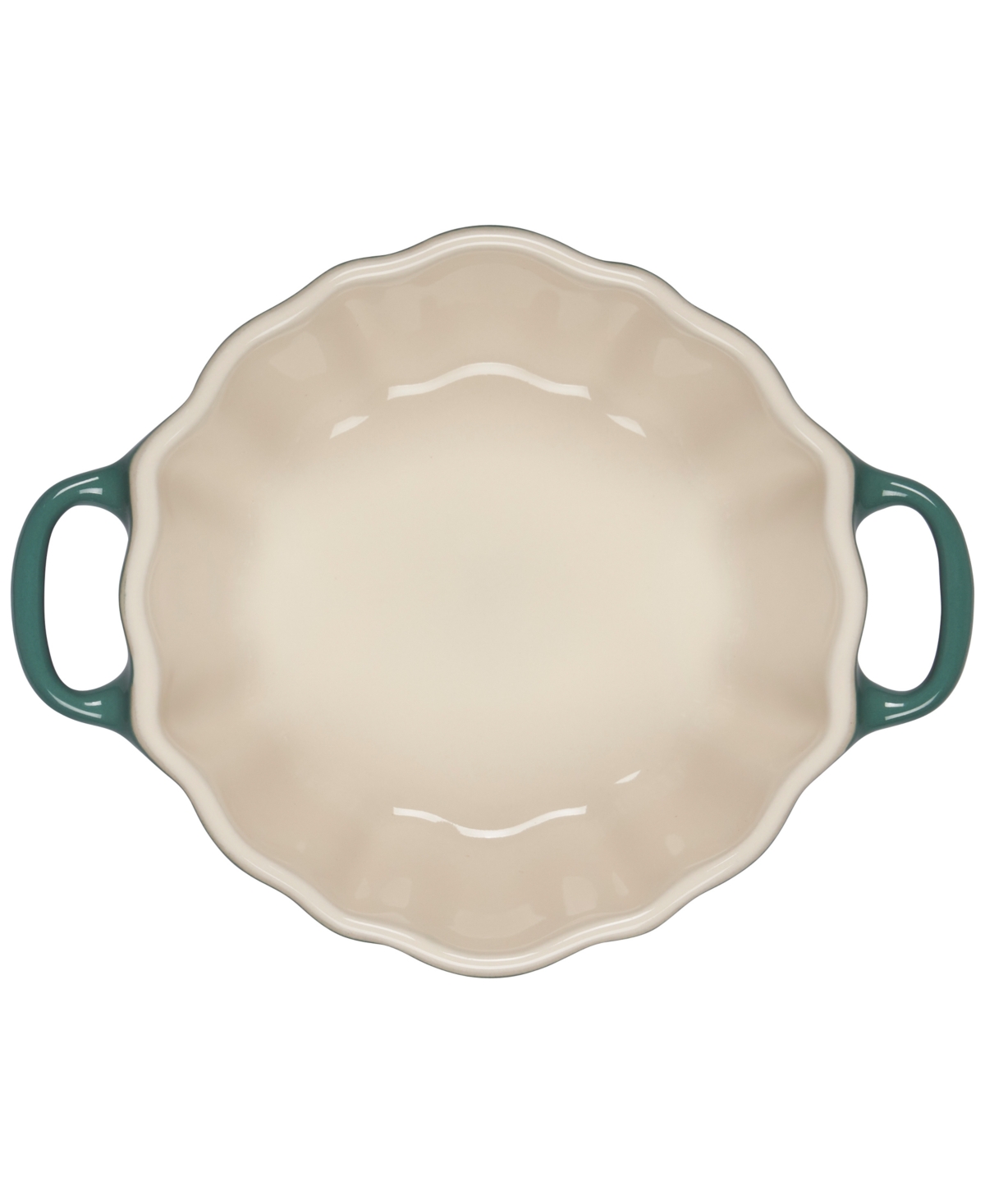 Le Creuset Stoneware Figural 12-oz. Pumpkin Petite Cocotte In White