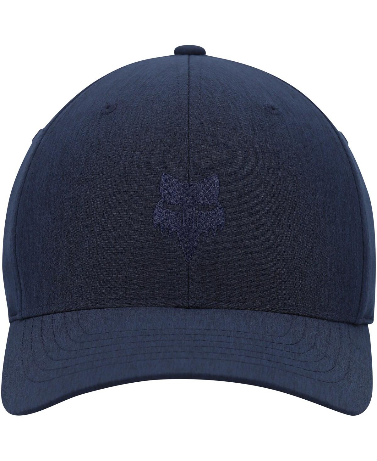 Shop Fox Men's Blue  Racing Logo Flex Hat