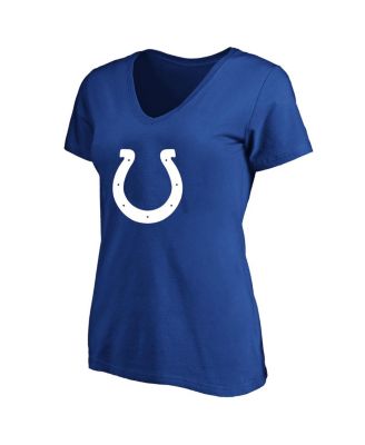 Women's Anthony Richardson Royal Indianapolis Colts Plus Size Player Name and Number V-Neck T-shirt
