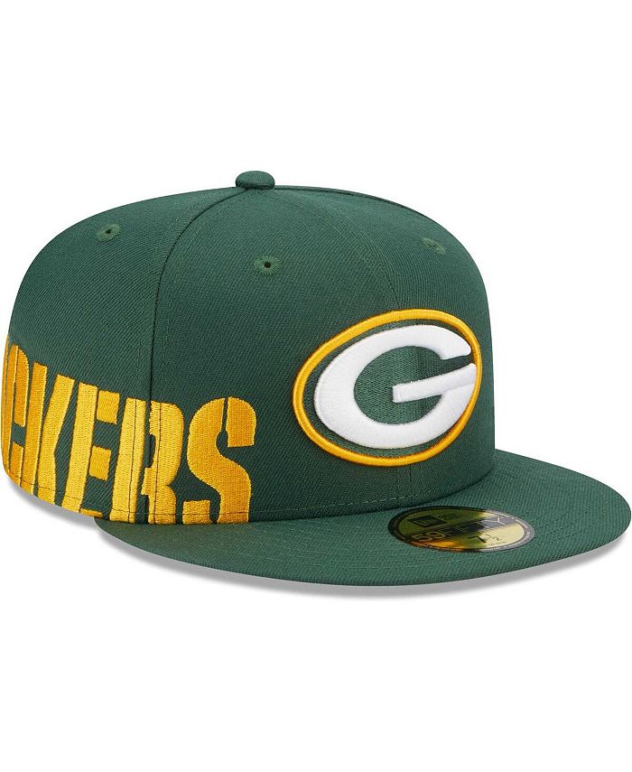 New Era Men's Green Green Bay Packers Arch 59FIFTY Fitted Hat - Macy's