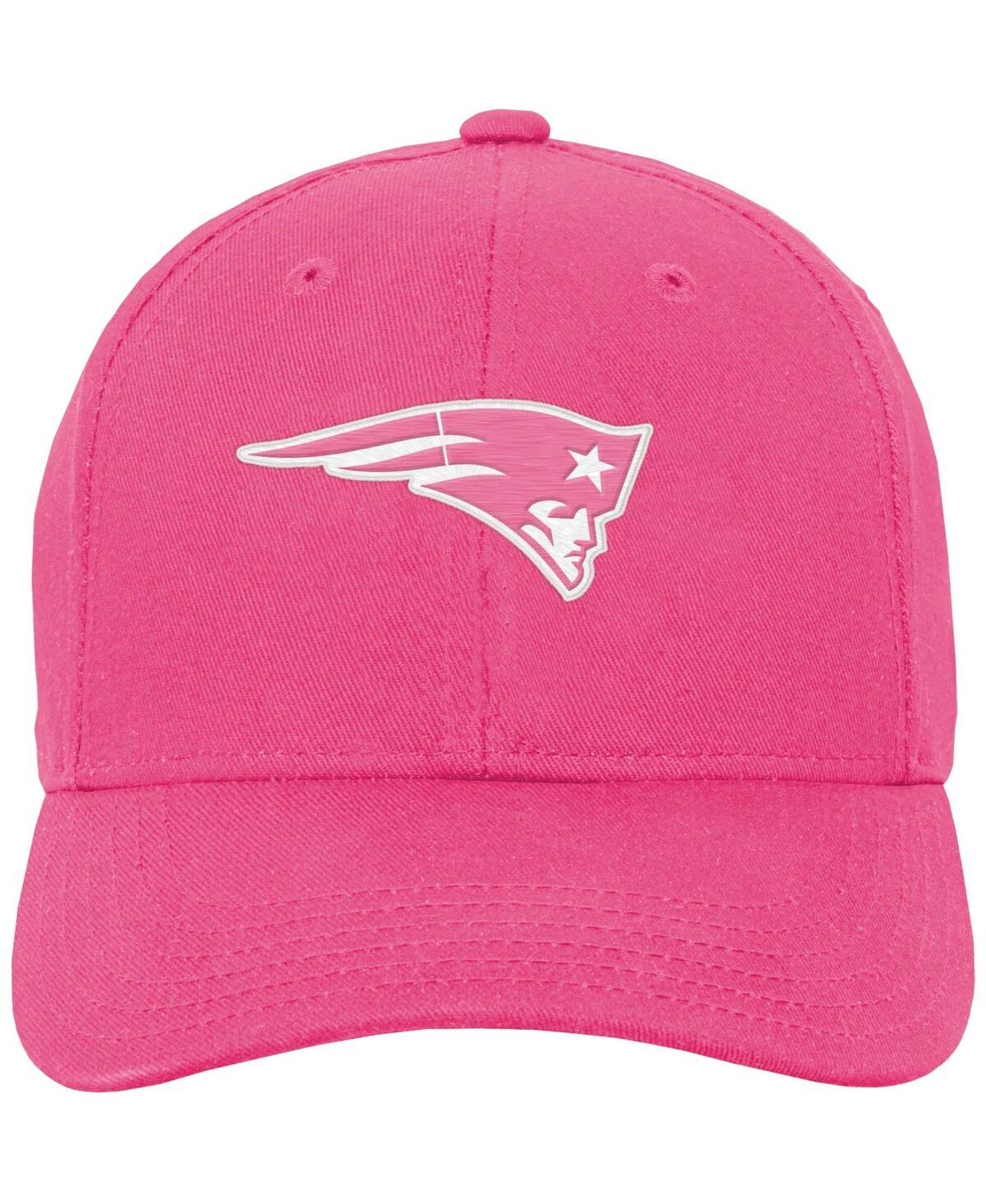 Shop Outerstuff Big Girls Pink New England Patriots Adjustable Hat