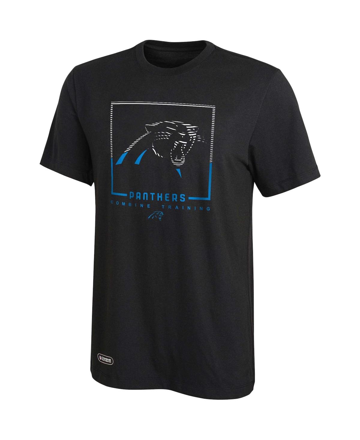 Shop Outerstuff Men's Black Carolina Panthers Combine Authentic Clutch T-shirt