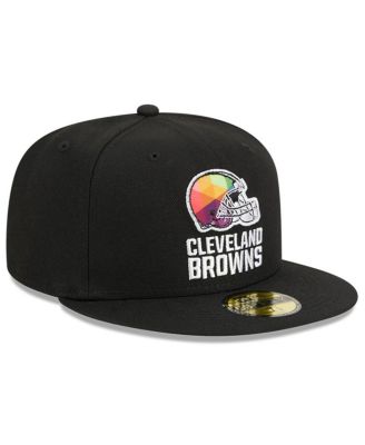 Men's Black Cleveland Browns 2023 NFL Crucial Catch 59FIFTY Fitted Hat