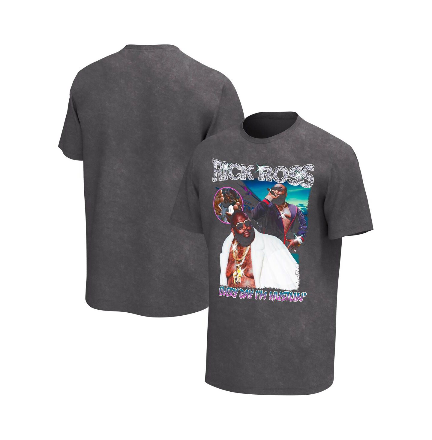 Мужская футболка Philcos Charcoal Rick Ross Collage Washed Graphic — фото 1