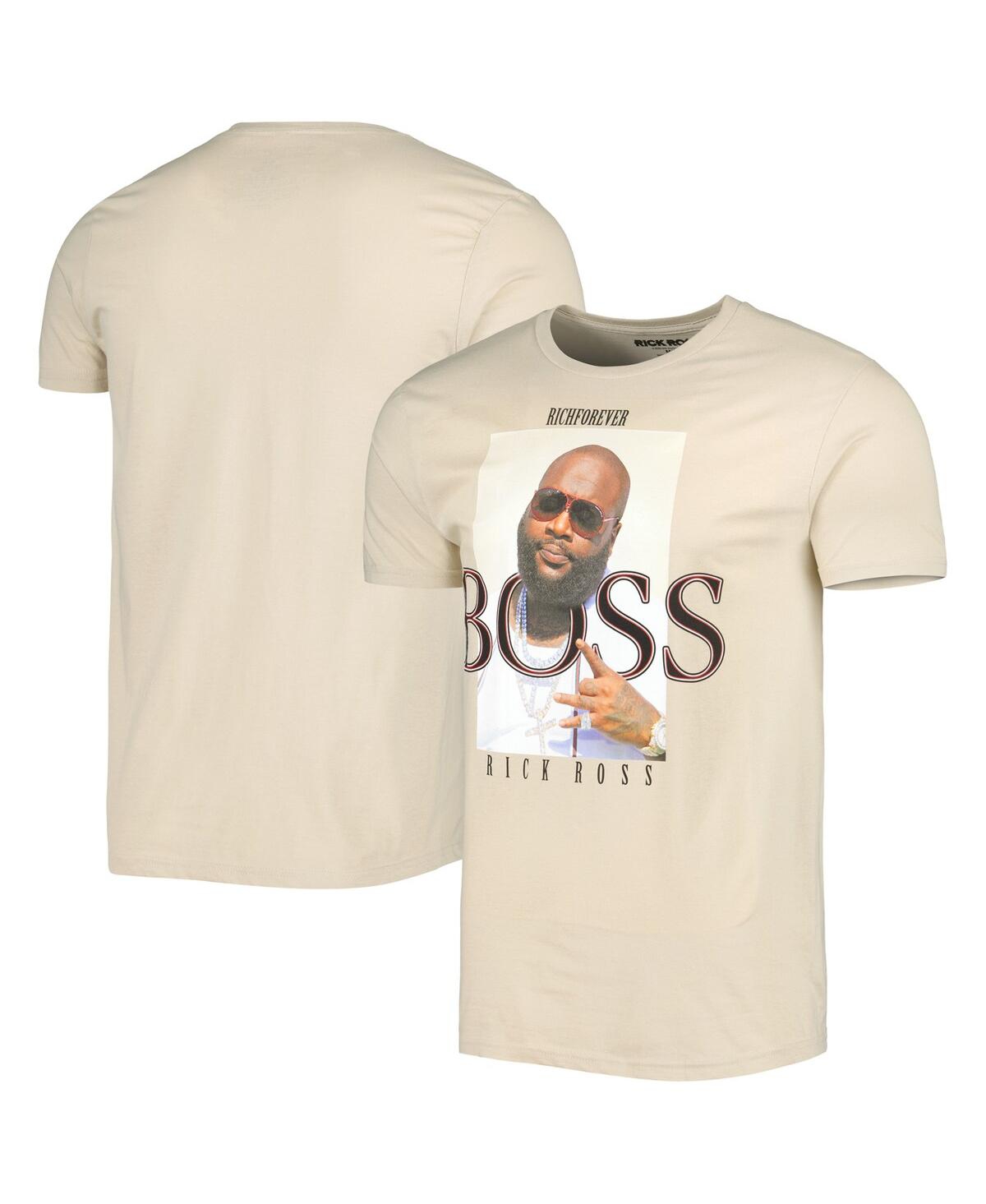 Philcos Men's And Women's Tan Rick Ross Graphic T-shirt